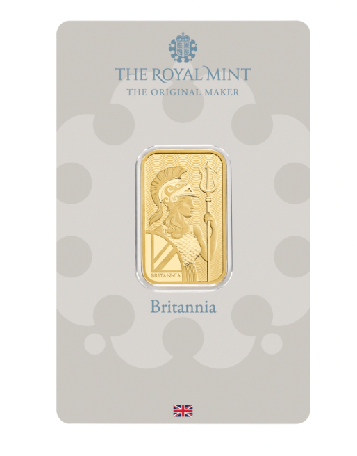 Britannia 10g Gold Bullion Minted Bar