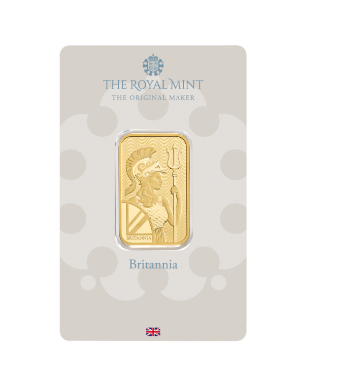 Britannia 20g Gold Bullion Minted Bar